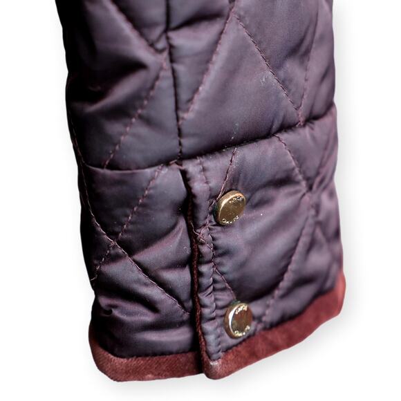 Vince Camuto Purple Burgundy Packable Quilted Jacket S - Picture 6 of 9